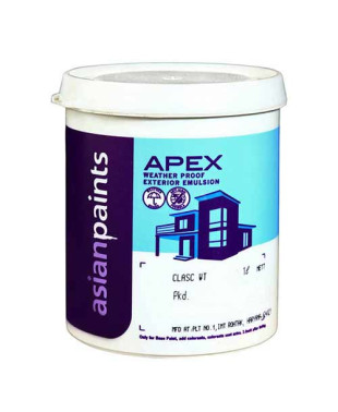 Asian Paints Apex Exterior Emulsion-Classic White-4 Ltr.