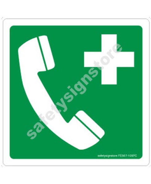 3M Converter 105X105 mm Fire Exit Emergency Sign-FE567-105NGR-01
