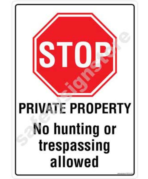 3M Converter 210X297mm Property & Security Signs-PS315-A4V