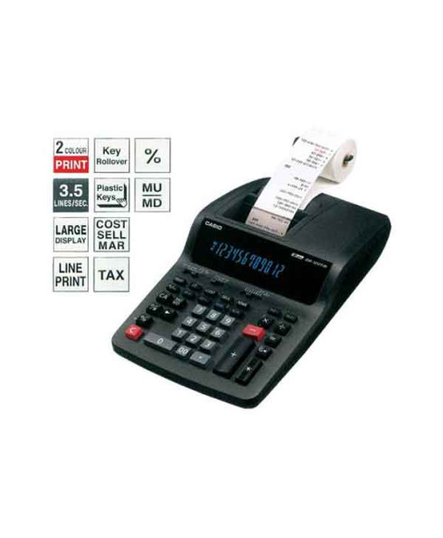 CASIO Printing Calculator-DR-120TM -BK