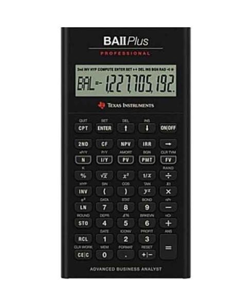 Texas Financial Calculator-BAII PLUS PRO