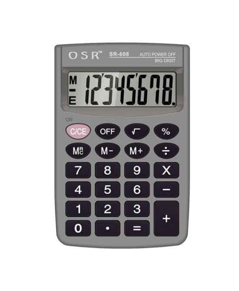 OSR Calculator Basic 8 Digits -SR-608