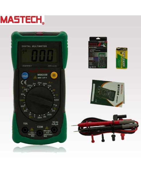 Mastech Digital LCD Multimeter - MS 8233 B