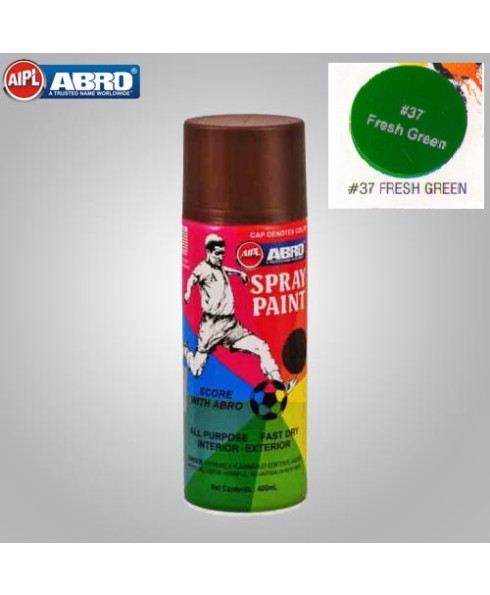 Abro Fresh Green Spray Paint-Pack Of 12