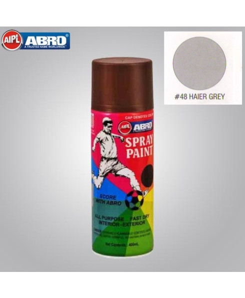 Abro Haier Grey Spray Paint-Pack Of 12