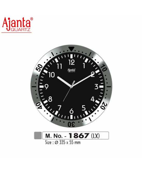 Ajanta 335X55mm Sweep Clock-1867-LX