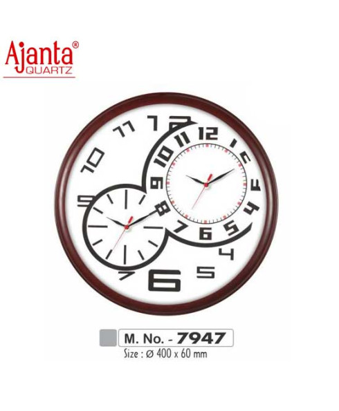 Ajanta 400X60mm Wooden Office Clock-7947