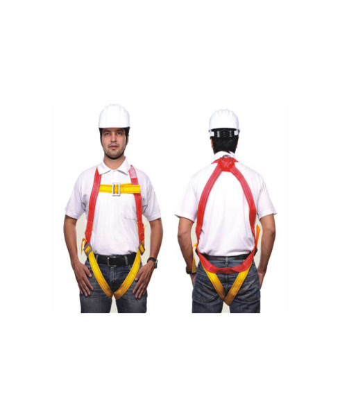 Alko Plus Full Body Harness: For Basic Fall Arrest (Class -A)(with APS 154 Single Rope 1.8 mtr.)-APS-401 (Pack Of 25)