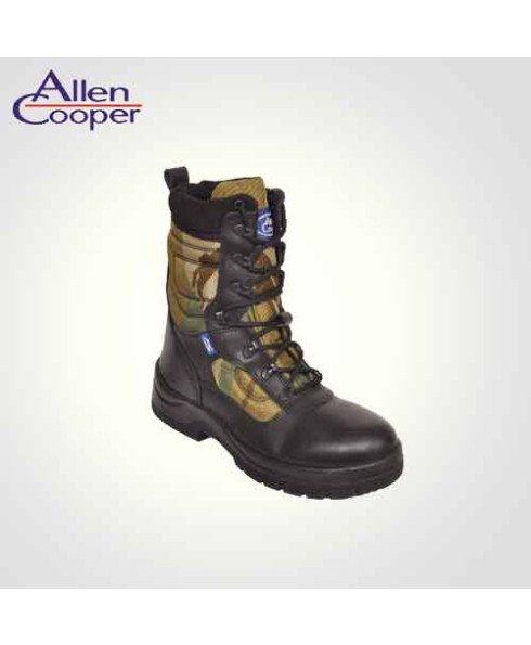 Allen Cooper Combat Boot PVC Toe  Size 6 Safety Shoes- AC 1228