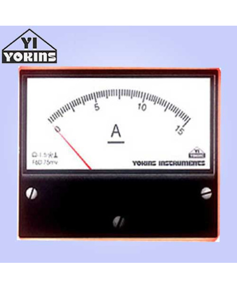 Yokins 100-500A Moving Coil Analog Panel Ammeter-DC120 (R)
