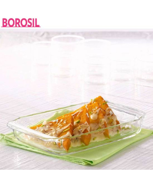 Borosil 1.5 Ltr Rectangular Dish-ICY22RD0116