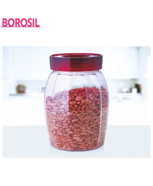 Borosil 1.2 Ltr Store Fresh Canister Jar-ICN11JR1200