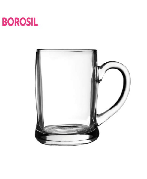 Borosil 385 ml Uno Mug-Set of 2-IJTUNOB0385