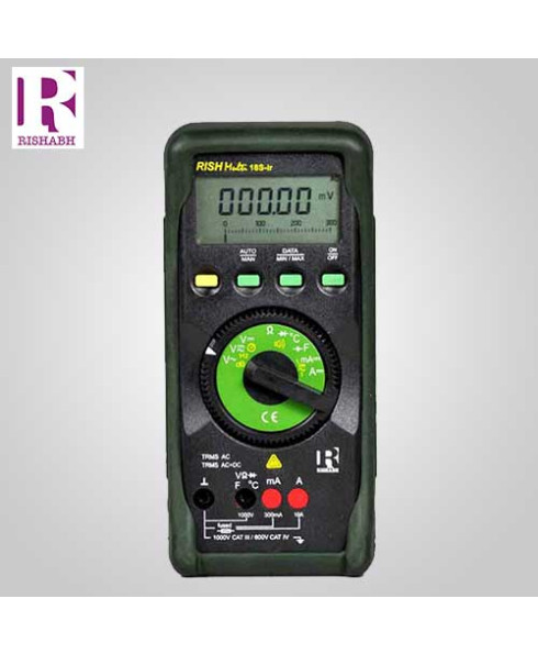 Rishabh Digital LCD Multimeter - Rish multi 18S IR