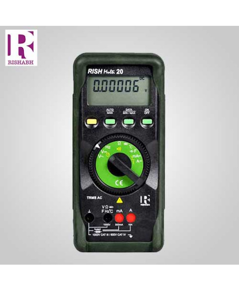 Rishabh Digital LCD Multimeter - Rish multi 20
