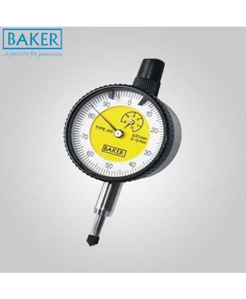 Baker 0.2" Plunger Type Dial Gauge-40-J41