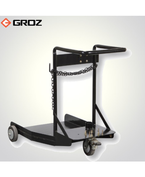 Groz 181 kg/205 litre Trolley For Portable Oil / Grease Systems-TRL/180D
