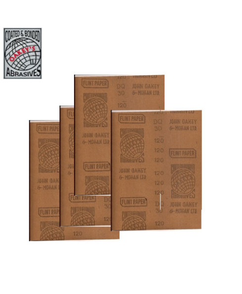 John Oakey Grit-220 Flint Paper-Pack Of 500
