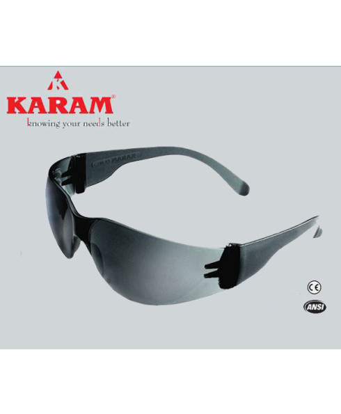 Karam Construction Workers Choice black Safety Goggle-ES 001   