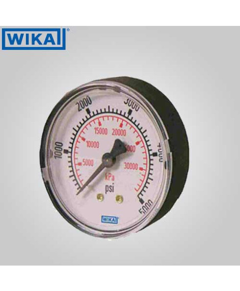 Wika Pressure Gauge (with Glycerine filling) 0-600 kg/cm2 with psi 63mm Dia-213.53.63
