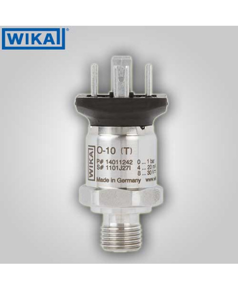 Wika Pressure Transmitter 0-16 Bar 4-20 mA-2 Wire-O-10
