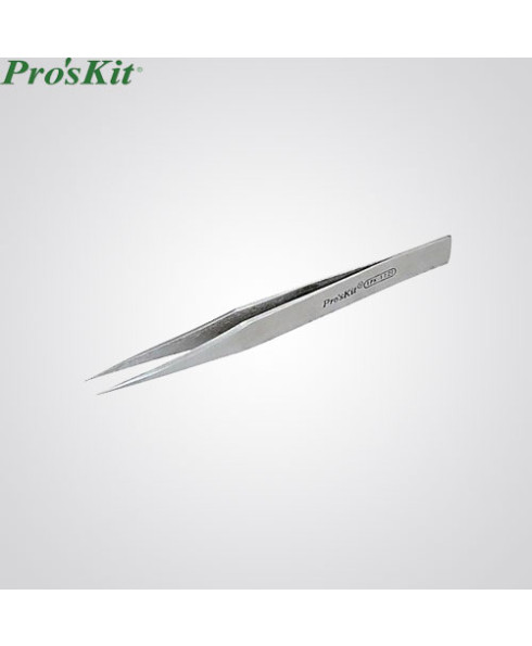 Proskit 128mm Extremely Fine And Sharp Tip Tweezer-1PK-112T