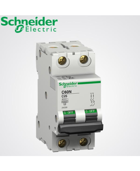 Schneider 2 Pole 6A MCB-A9N2P06B