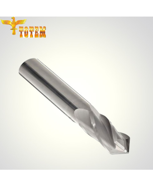 Totem 9 mm Dia Hi-Feed Centre Cutting Solid Carbide Ballnose End Mill-FBK0500241