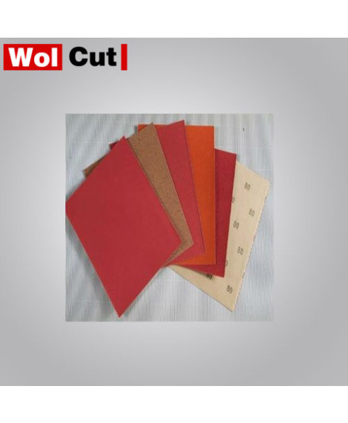 Wolcut Grit-60 Silicon Carbide Water Proof Paper-Pack Of 500