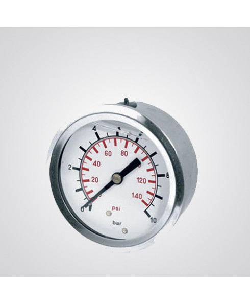 WIKA 4"Panal manted-back connection Pressure Gauge