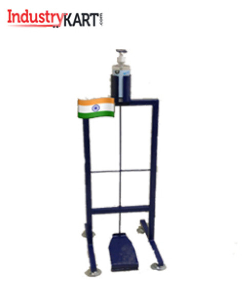 Pedestal Foot Dispenser Advance with MS Body for holding 500 ml sanitiser bottle(Pack Of 2)