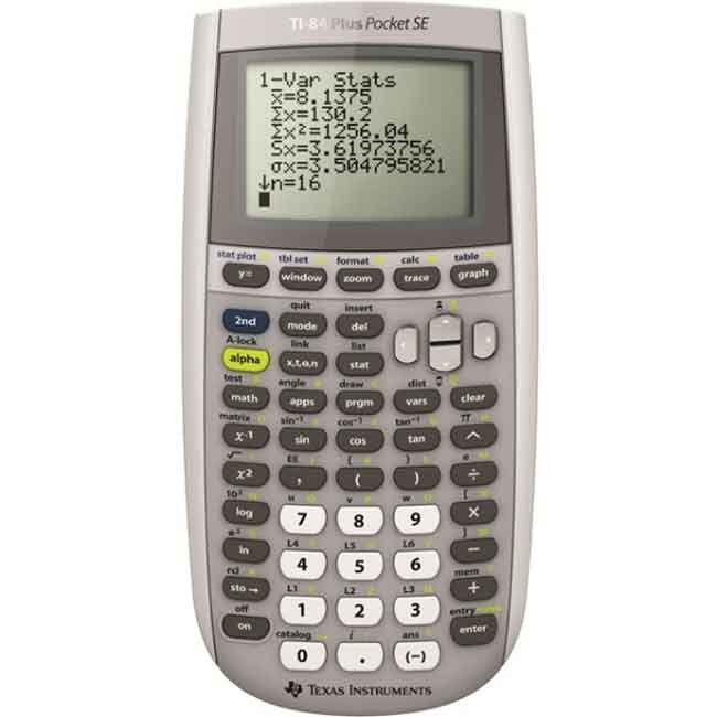 Texas Graphing Calculator-TI-84 POCKET