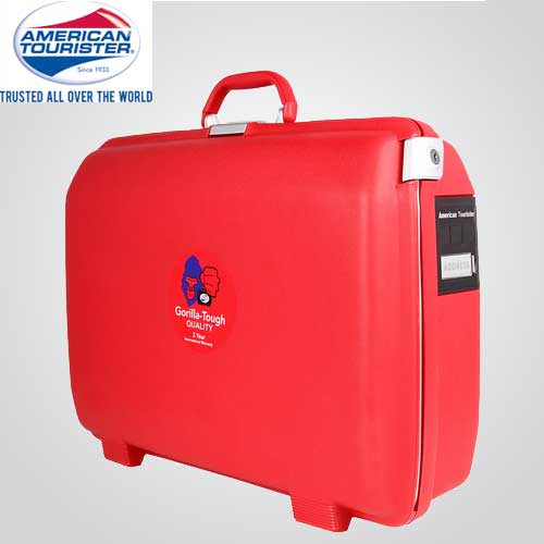BuyAmerican Tourister 51 cm Tuff Plus Red Hard Luggage Suitcase43X