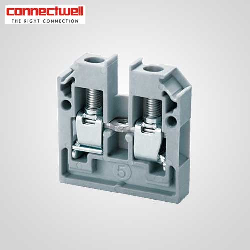 BuyConnectwell 4 Sq. mm Panel Mount Blue Terminal BlockCMB4BU