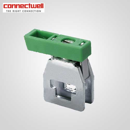 BuyConnectwell 10 Sq. mm Earth Clamp Grey Terminal BlockCENC4