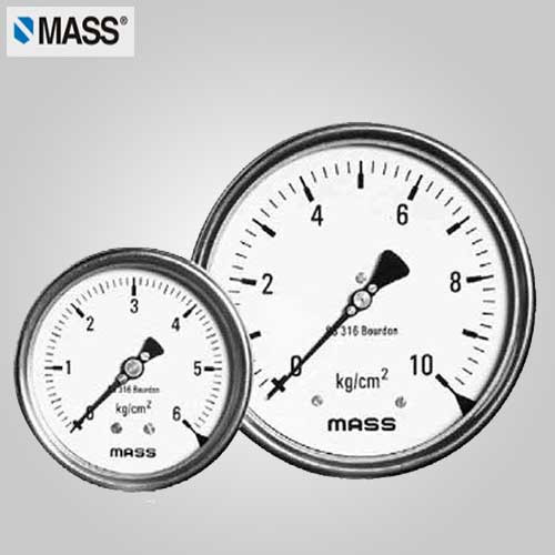 BuyMass Industrial Pressure Gauge 01000 Kg/cm2 100mm Dia100WPSS