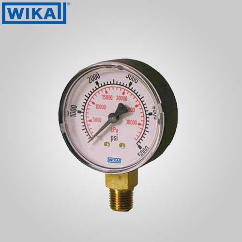 BuyWika Pressure Gauge (with Glycerine filling) 07 kg/cm2 with psi