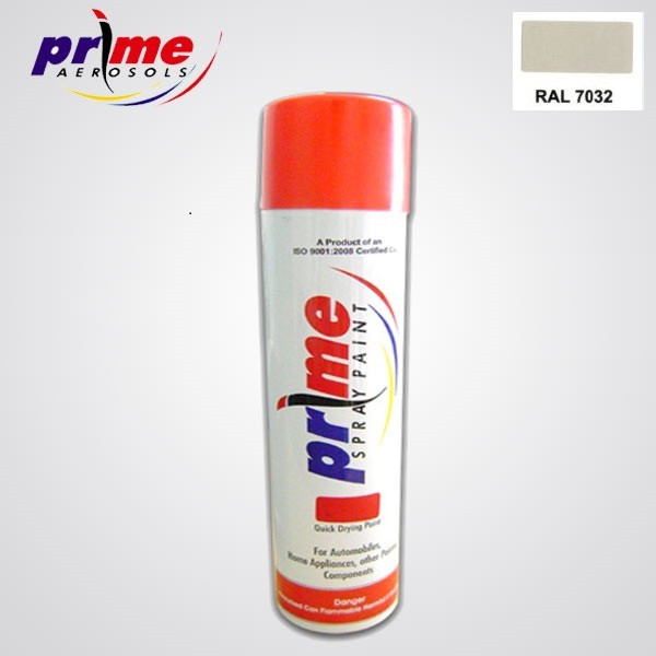 BuyPrime Aerosol RAL 7032 All Purpose Spray PaintPack Of 25