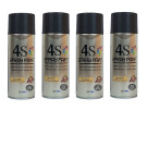 4S 400ml Spray Paint Matt /Flat Black-412 (Pack of 24 Pcs)