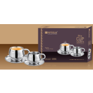 Mintage cup & saucer set (4 cup & 4 saucer)
