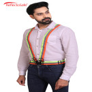 Reflectosafe Tri Colour Elastic Cross Belt