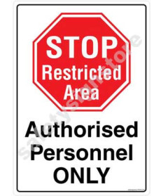 3M Converter 210X297mm Property & Security Signs-PS308-A4V
