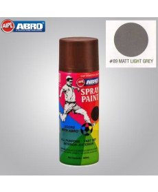 Abro Matt Light Grey Spray Paint-Pack Of 12