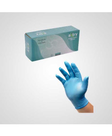 Axtry Disposable Nitrile Examination Gloves Powder Free (Pack of 100 Pcs)
