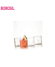 Borosil 305 ml Plain Glasses-Classic Glass (75 OD)-BN75GL305CG