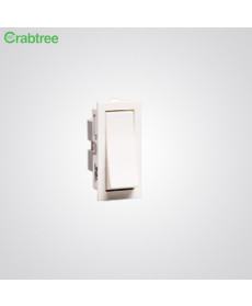 Crabtree Thames 10 Ax One-way Switch (Pack of 20)-ACTSXXW101