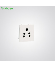 Crabtree Thames 6A 5 Pin Shuttered Socket (Pack of-10)-ACTKPXW065