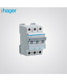 Hager 3 Pole 4A MCB-NCN304N