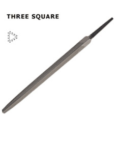 JK 350 mm Three Square Files-2nd Cut