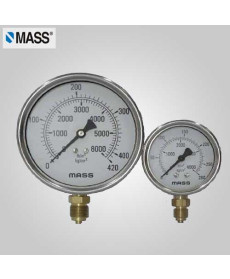 Mass Industrial Pressure Gauge (without filling) 0-100 Kg/cm2 63mm Dia-63-GFB-B